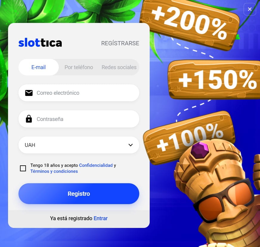Slottica registro